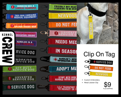 Clip On Tag - Custom Text & Design