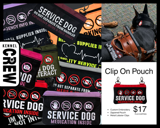 Clip On Pouch - Custom Text & Design